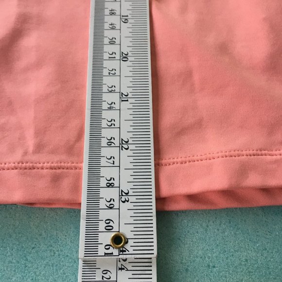 Nike salmon pink dri-fit yoga fitness tank top M - Picture 6 of 7